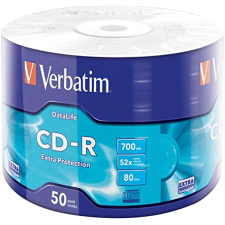 Verbatim DataLife Extra Protection - 50 x CD-R - 700 Mo (80 min) 52x - blanc - spindle - 43787