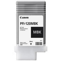 Encre Canon Noire Mat (2884C001) Pour imagePROGRAF TM-200, TM-205, TM-300, TM-305 - PFI-120MBK